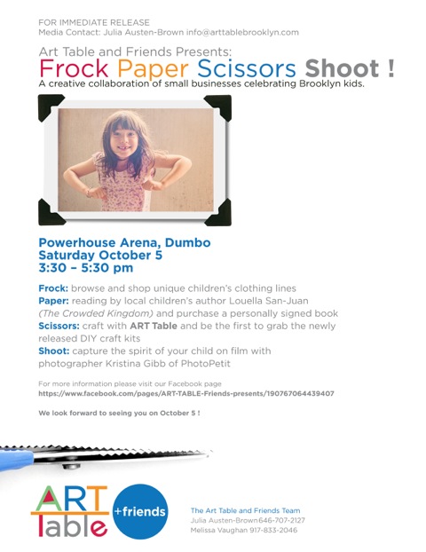 ART TABLE & Friends presents: FROCK PAPER SCISSORS SHOOT
